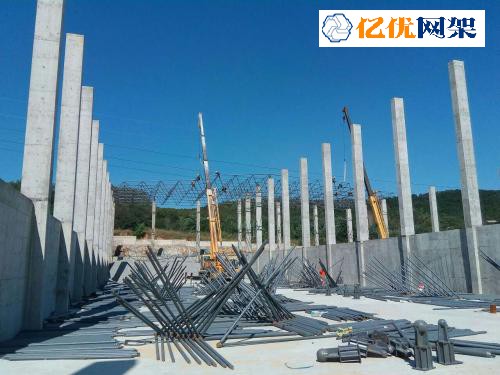 乐山料棚网架设计