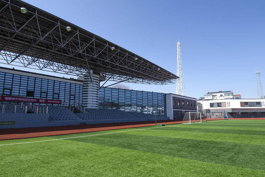 乐山体育场看台网架工程